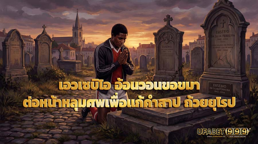 เอวเซบิโอ อ้อนวอนขอขมาต่อหน้าหลุมศพเพื่อแก้คำสาป ถ้วยยุโรป